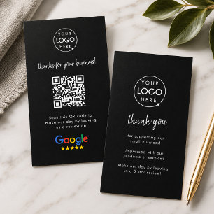 Google Reviews Business Card   QR Code Review Link