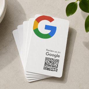 Google Reviews Business Card QR Code Review Link