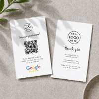 Google Reviews Business Card | QR Code Review Link