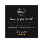 Google Reviews Business Card | QR Code Thank You