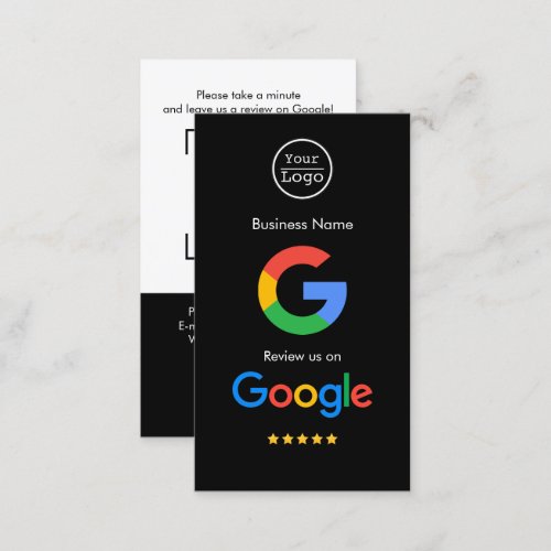 Google Reviews  Business Review Link QR Code  Business Card