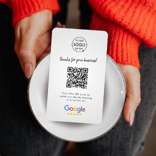 Google Reviews   Business Review Link QR Code Business Card