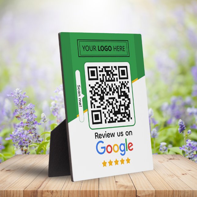 Google Reviews | Business Review Link QR Code Plaque (google reviews)