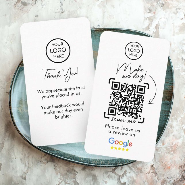 Google Reviews | Business Review Us | QR Code Busi Business Card (Creator Uploaded)