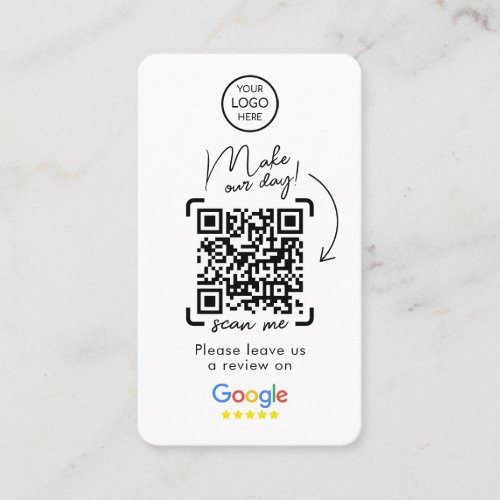 Google Reviews  Business Review Us  QR Code Busi Business Card
