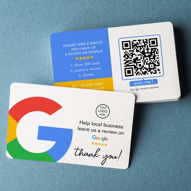 Google Reviews | Business Review Us | QR Code  Card (Creator Uploaded)