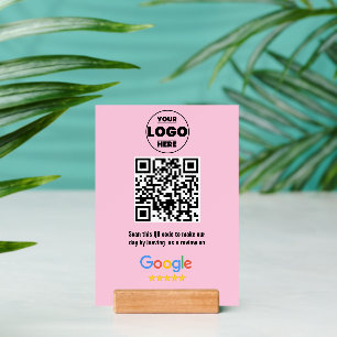 Google Reviews QR Code Sign Thank You Business Holder