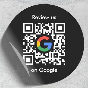 Google Reviews Sticker QR Code Review Link