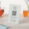 Google Reviews Tabletop Sign | QR Code Pedestal