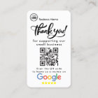 Google Reviews With Thank You And QR Code
