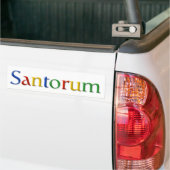 Google Santorum Bumper Sticker (On Truck)