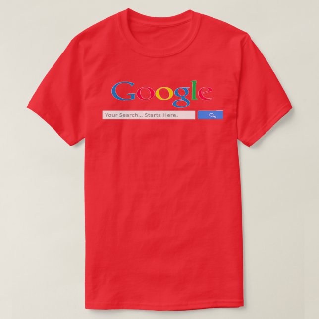Google search engine T-Shirt (Design Front)