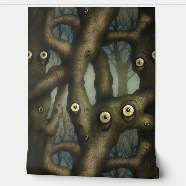 Googly Eyed Garden Botanical Wallpaper (Unrolling)