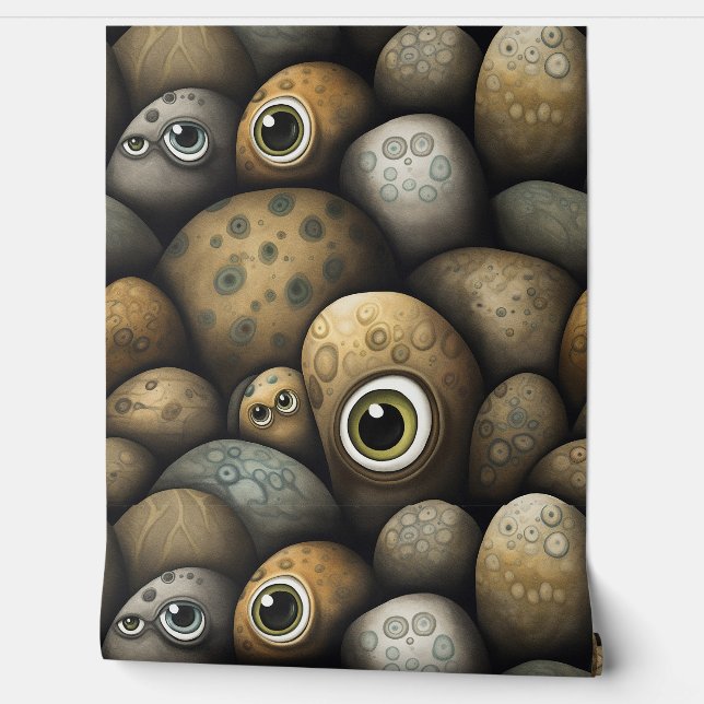 Googly Eyed Garden Botanical Wallpaper (Unrolling)