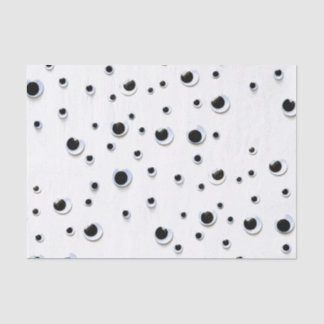 Googly Eyes Black and White Funny Cute Tissue Paper