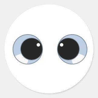googly eyes classic round sticker