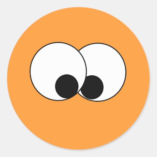 GOOGLY EYES CLASSIC ROUND STICKER