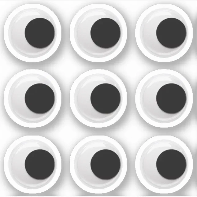 Googly Eyes Sticker Zazzle