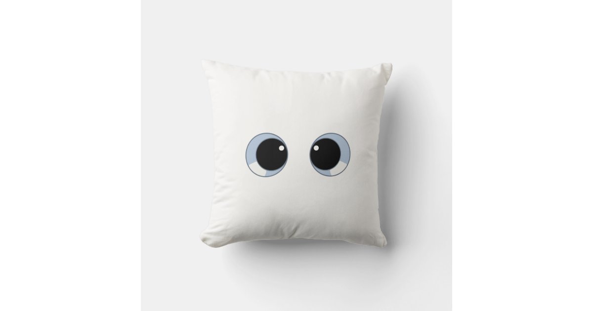 googly eyes throw pillow Zazzle