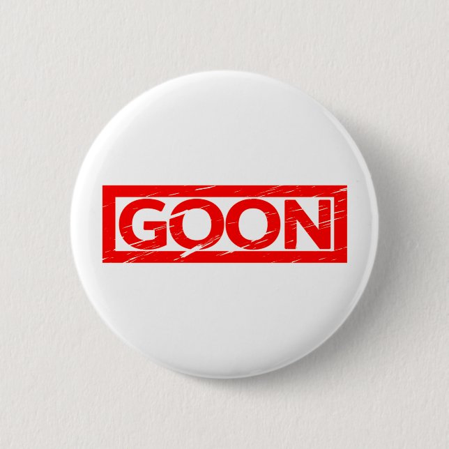 Goon Stamp Pinback Button (Front)
