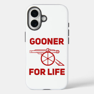 Gooner For Life Arsenal iPhone 16 Case