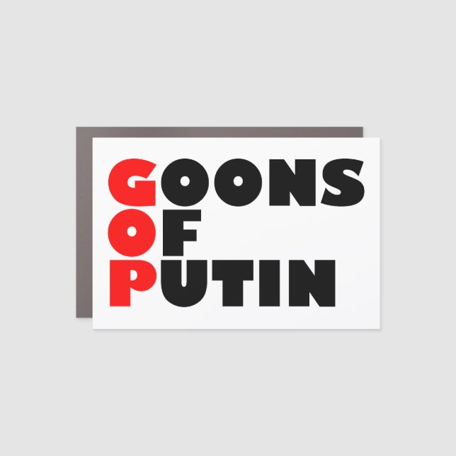 Goons Of Putin Car Magnet (Front)