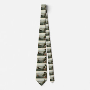 Goosander (Common Merganser) Audubon's Birds Neck Tie