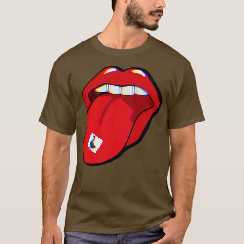 Goose  Acid Tab Trippy Tongue 1 T_Shirt