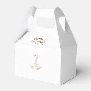 Goose Baby Shower Favor Boxes