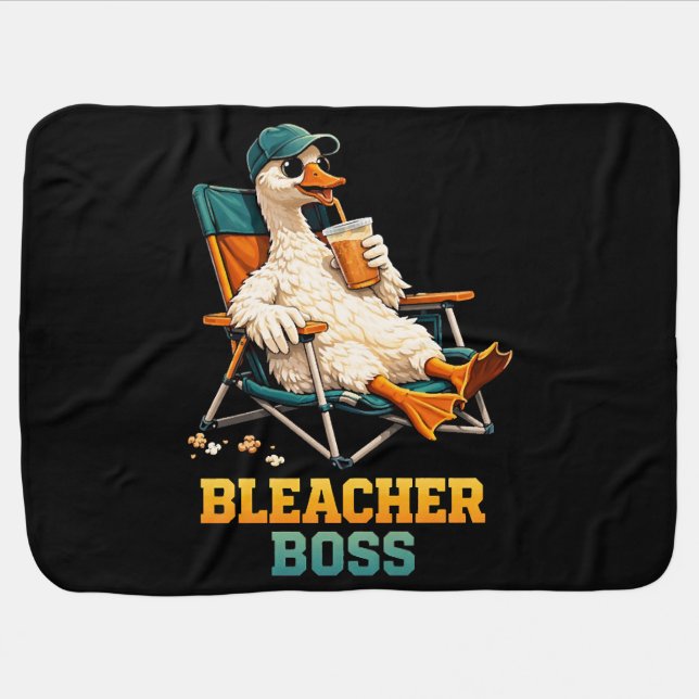 Goose Bleacher Boss Baby Blanket (Horizontal)