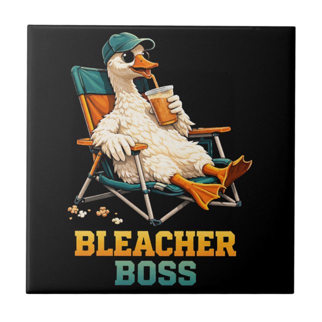 Goose Bleacher Boss Ceramic Tile (Front)