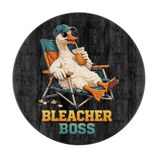 Goose Bleacher Boss Cutting Board (Front)