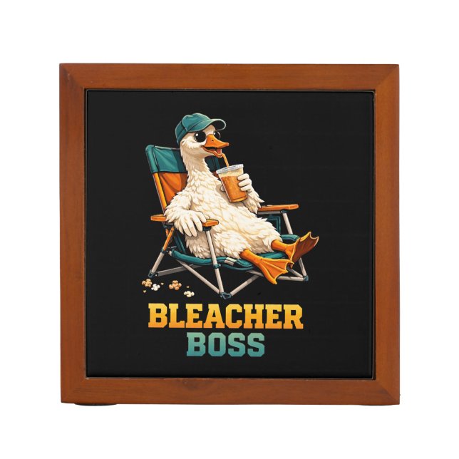 Goose Bleacher Boss Desk Organizer (Front)
