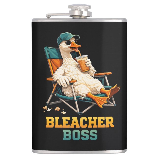Goose Bleacher Boss Flask (Front)