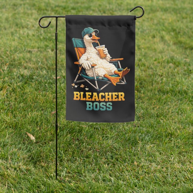 Goose Bleacher Boss Garden Flag (In SItu)