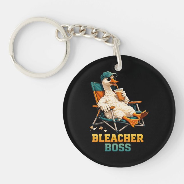 Goose Bleacher Boss Keychain (Front)