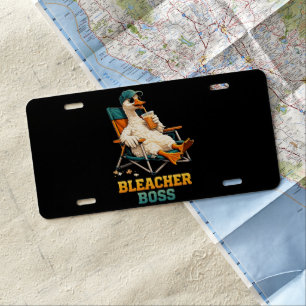 Goose Bleacher Boss License Plate