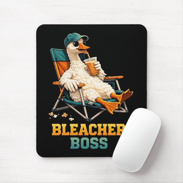 Goose Bleacher Boss Mouse Pad (With Mouse)