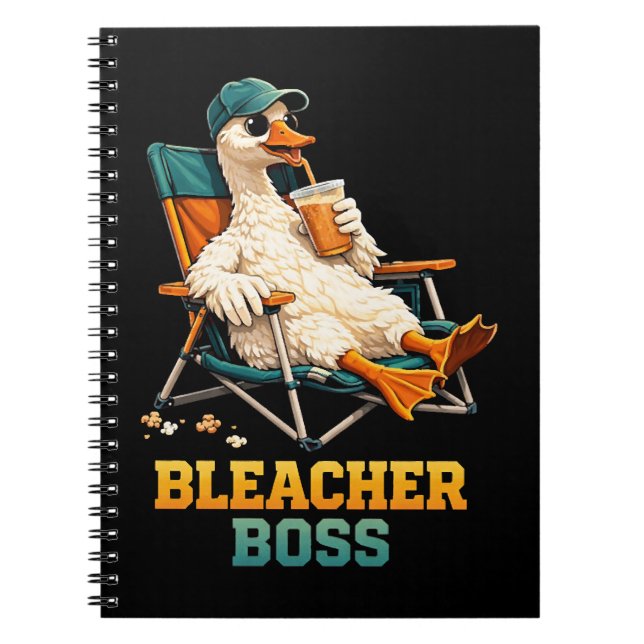 Goose Bleacher Boss Notebook (Front)