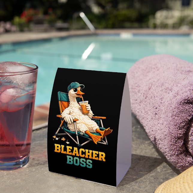 Goose Bleacher Boss Paper Table Tent (Insitu(On Table))