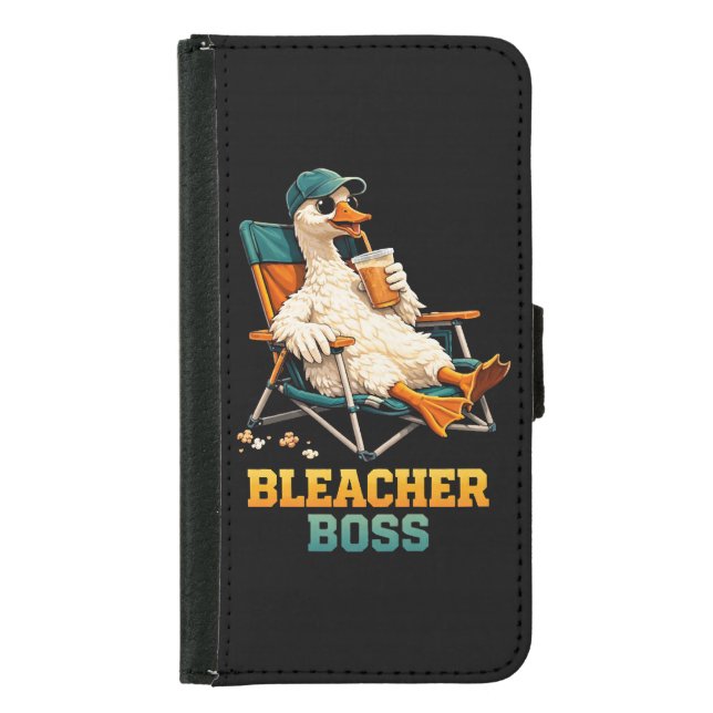 Goose Bleacher Boss Samsung Galaxy Wallet Case (Front)