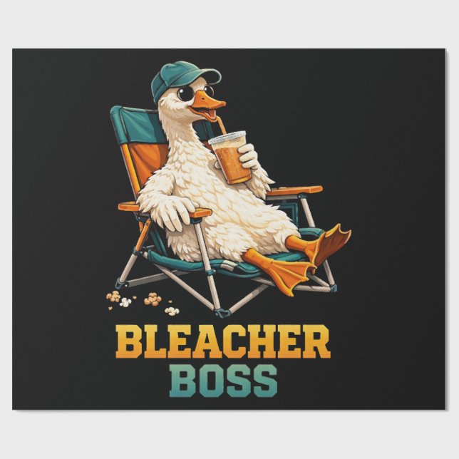 Goose Bleacher Boss Wrapping Paper (Flat)