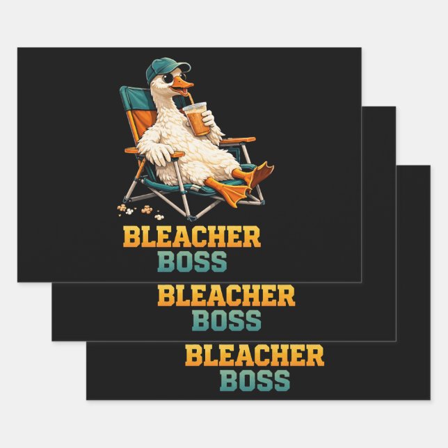 Goose Bleacher Boss Wrapping Paper Sheets (Set)