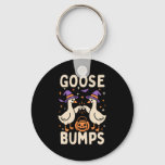 Goose Bumps Goosebumps Halloween Silly Meme Funny  Keychain