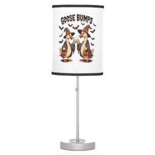 Goose Bumps Halloween Witch Fall Table Lamp