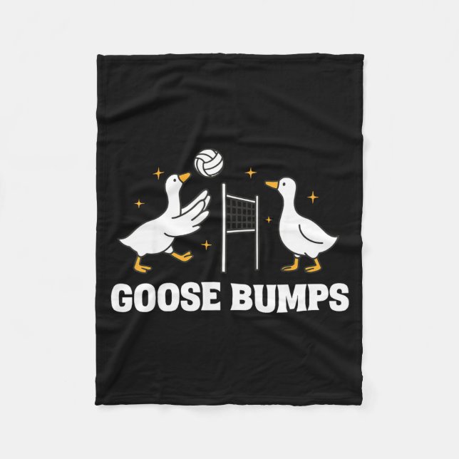 Goose Bumps Volleyball  Fleece Blanket (Front)