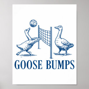 Goose Bumps Volleyball  Poster