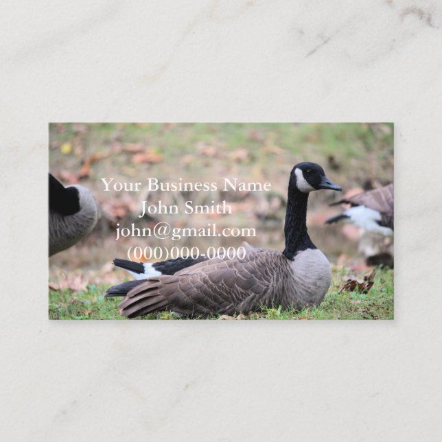 Goose Business Card (Front)