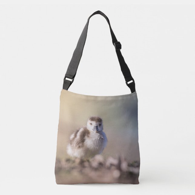 Goose Chick Nature Photo Crossbody Bag (Front)