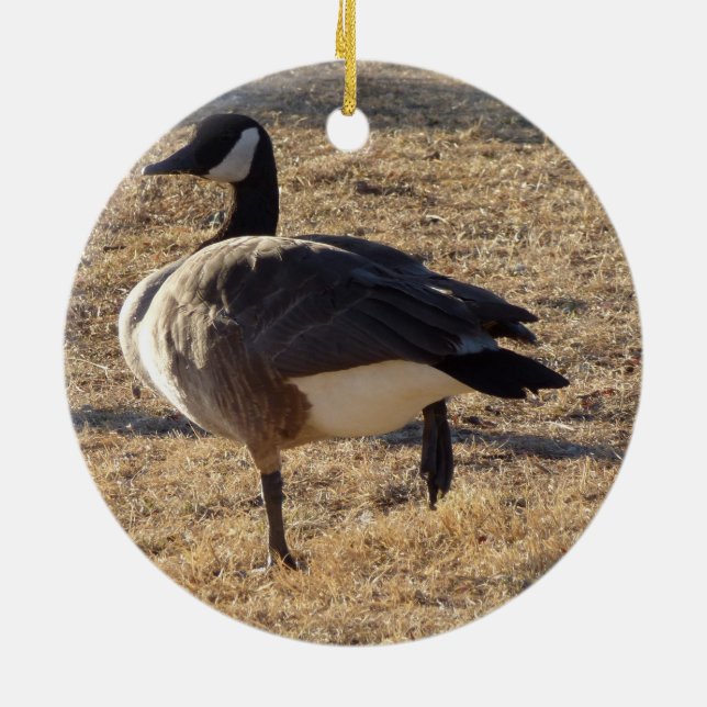 Goose Christmas Ornament (Back)